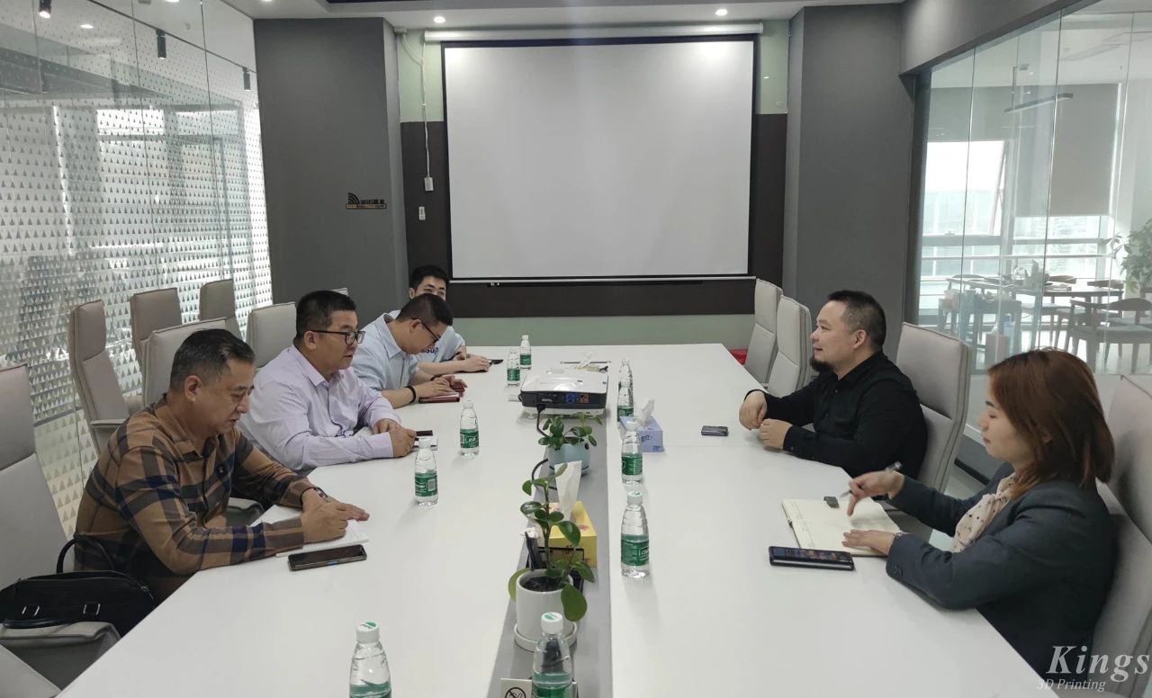 广东省增材制造协会陈孝超秘书长带队到LEDONG.COM乐动,三维等3D打印企业走访调研