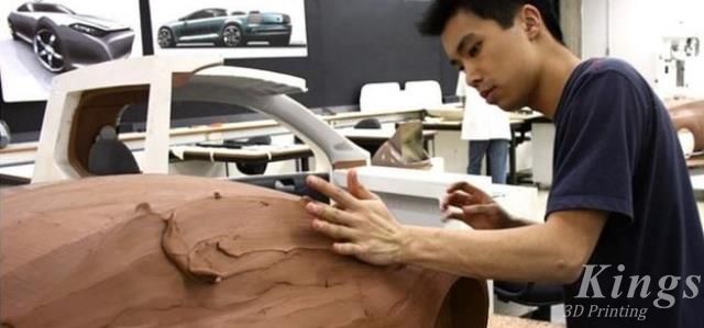 做油泥模型太难，LEDONG.COM乐动,三维3D打印制作汽车模型仅需15天！